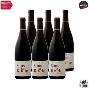 VIN ROUGE Sous la Roche Gamay et Pinot Noir Rouge 2018 - Lot