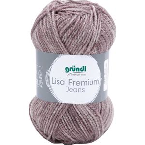 LAINE TRICOT - PELOTE Laine Gründl « Lisa Premium Jeans » Gris/Brun chin