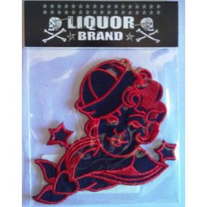Patch d/é a Flammes Rouge ecusson rockab Chance Rock Roll hotrodspirit