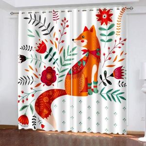 Rideau Enfant Renard Cdiscount