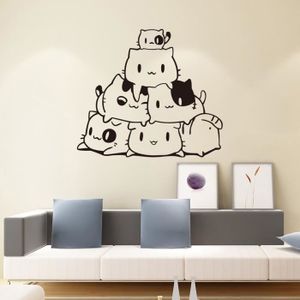 Stickers Chat Chambre Bebe Cdiscount