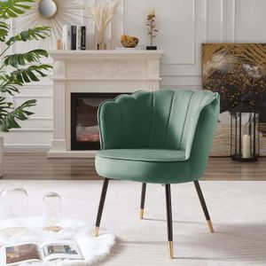 Coussin pour chaise à dossier haut, vert olive avec motif, 123 x