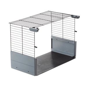 Extension de Cage - Ferplast - Multipla - Gris - 37x72x50 cm - Pour Lapins et Cochons d'Inde