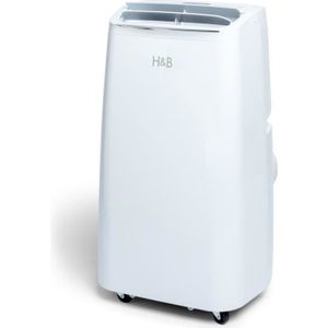 Climatiseur Mobile H&B AC12005 | 3.5kW - 12000 BTU | Classe A | Wifi | Garantie 2 ans