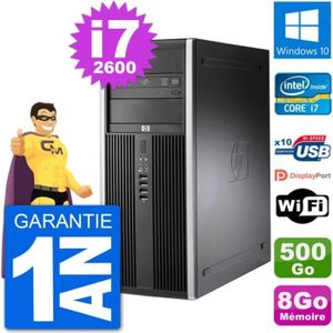 ORDINATEUR TOUT-EN-UN PC Tour HP 8200 Intel Core i7-2600 RAM 8Go Disque 
