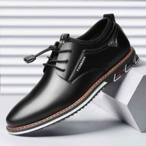 DERBY Derby Cuir Chaussures Hommes - Noir