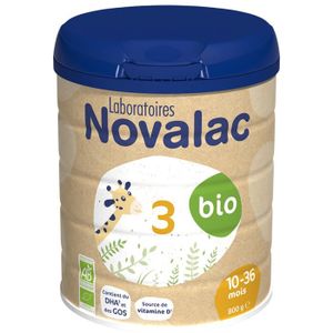 LAIT DE CROISSANCE -Novalac 3 Bio 800 g
