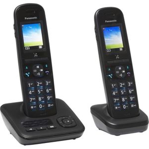 Téléphone fixe Téléphone sans fil Panasonic KX-TGH722FRB - Répond