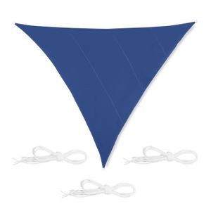 VOILE D'OMBRAGE Voile d'ombrage triangle bleu foncé  - 10035862-987