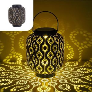 LAMPION Gadgy lanterne solaire marocaine - lampe solaire de table pour jardin extérieur - lampe solaire marocaine - lampe solaire de jar317