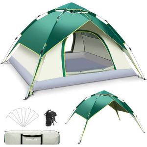 TENTE DE CAMPING Tente De Camping, Tente Pop-Up Pour 3 À 4 Personne