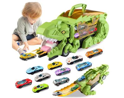 Transporteur voitures jouet - KEEJAA - Camion de Transporteur Dinosaure