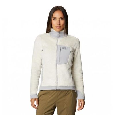 Veste Polaire Mountain Hardwear - Taille L Femme - Noire - Zip Intégral Et Poches