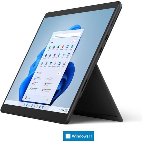 Microsoft Surface Pro 8 - 13" - Intel Core i5-1135G7 - RAM 8Go - 256Go SSD - Graphite - Windows 11 - AZERTY