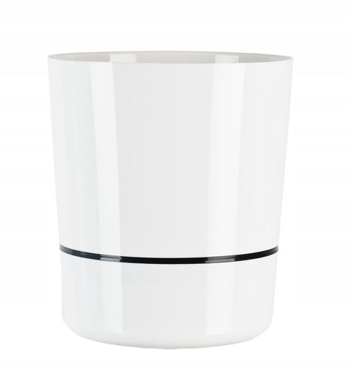 KADAX Pot De Fleur Avec Support Couvercle En Plastique Pot De Fleur 18 Cm Noir Pour Fleurs 83765460