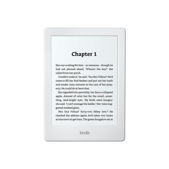 Amazon Kindle Lecteur eBook 4 Go 6" monochrome E Ink Pearl HD écran tactile Wi-Fi blanc