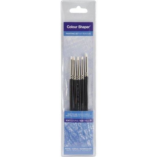 Colour Shaper Kit Peinture Pointe Grise Ferme Taille 2 Pochette De 5 - Activités créatives