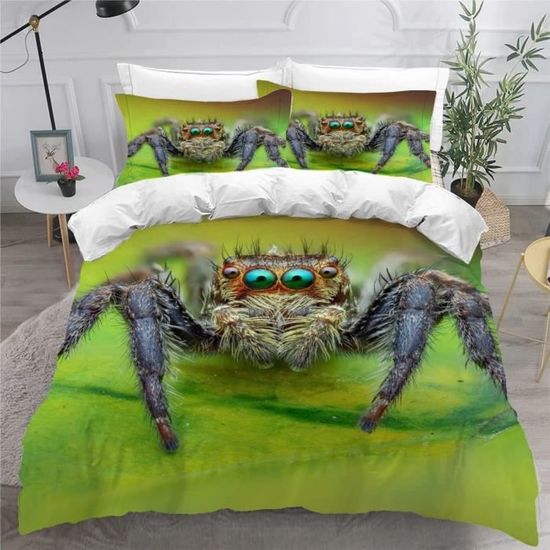 Housse De Couette 220X240 Enfant Araignée 3D Imprimé Fille Parure De — free download