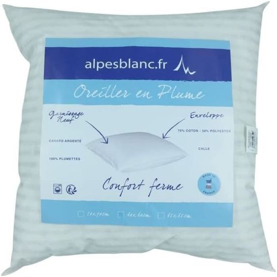 DODO Oreiller MULTIPROTECT 65x65 Cm - Anti-Acariens, Anti-Microbien Et Traité Contre Les Punaises De Lit