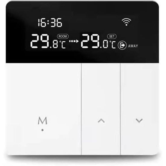 SmartTuya WiFi Thermostat pour Chauffage Au Sol Radiateur Chauffage
