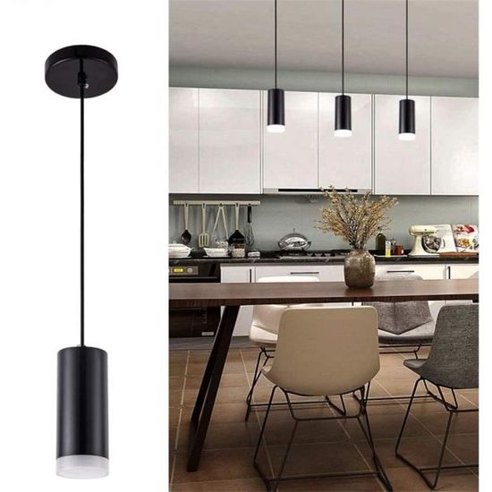 12W Moderne LED Acrylique Cylindrique Spots de plafond Lumières Downlight Lampe Suspensions Éclairage pour Cuisine Îlot Bar Salon