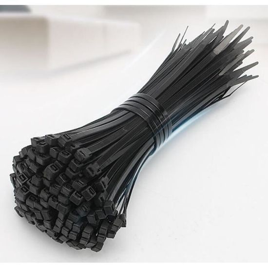 200pcs Attaches De Serrage En Nylon Attache De Câble Autobloquante 3