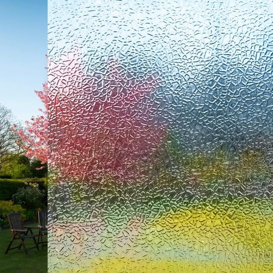 Film Vitrostatique Motif CHAMPETRE Brise-vue Décoratif et Opacifiant