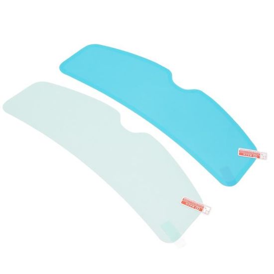 Film Anti-buée Et Anti-pluie Universel Pour Visière De Casque Moto - Transparent, Taille ~25x9 Cm - Pour Casque Intégral, Jet, Modulable