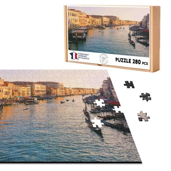 Trefl – Puzzle 3000 Pièces « Soirée à Venise » – Panorama 116 X 85 Cm – Fabriqué En Pologne