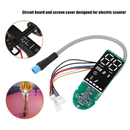 Panneau De Tableau De Bord Pour Scooter Xiaomi M365/Pro - Circuit Imprimé Ou Cache Écran, Compatible App