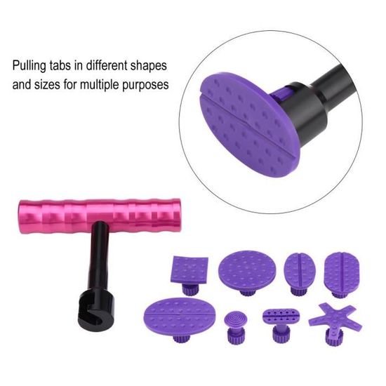 Kit De 36 Pièces Pour Réparation Bosses Sans Peinture - Extracteur De Colle, Onglets, Débosselage Carrosserie Voiture