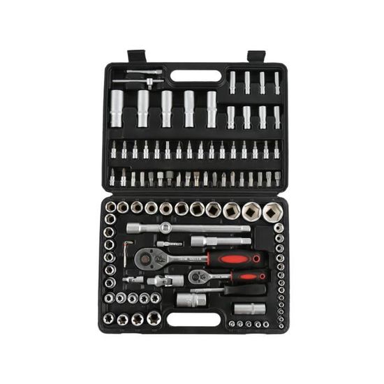 Coffret Clés à Cliquets 171 Pièces 1/2'', 3/8'', 1/4'', Jeu De Douilles