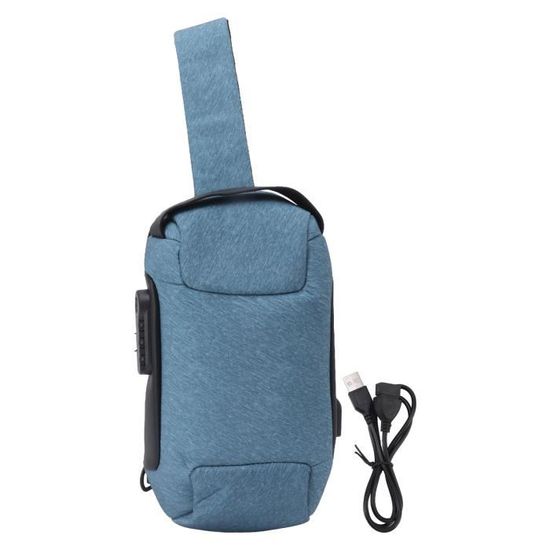 Sac Bandoulière Sport DONGKER - Imperméable, Léger (320g) - Idéal Randonnée & Voyage - 26x16x7cm
