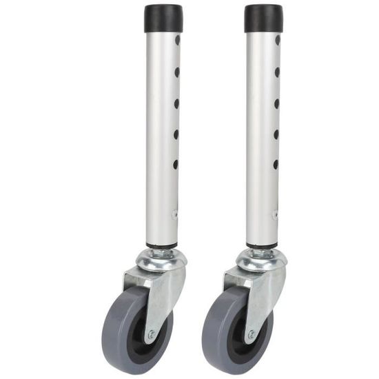 4 Roues Silicone Pour Trotteur Bébé - 44mm, Silencieuses, Protègent Sols - Remplacement Universel