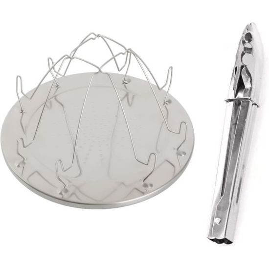 Grille-Pain De Camping Pliable MFH Fox - Pour 4 Tranches, En Acier Inoxydable, Idéal Randonnée Et Pique-nique