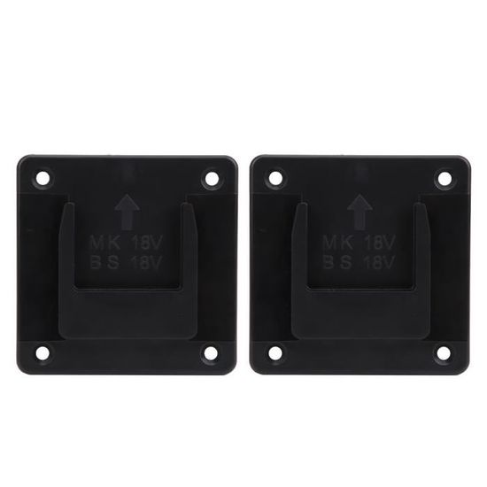 EDS Support De Rangement En Alliage D'acier Noir Pour Débroussailleuse/ Débroussailleuse – Fabriqué En Allemagne – Support Mural Pour Stihl, Einhell, Makita, Bosch, Pike Etc