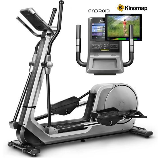 Sportstech LCX800 Velo elliptique de Luxe avec Console Multifonction Android Roue d inertie DE 24 kg 12 programmes d entrainement Cdiscount Sport