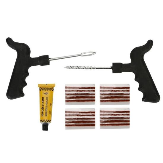 Kit De Réparation De Pneu Tubeless 6 Pièces - Voiture, Moto, Van - Universel - DID