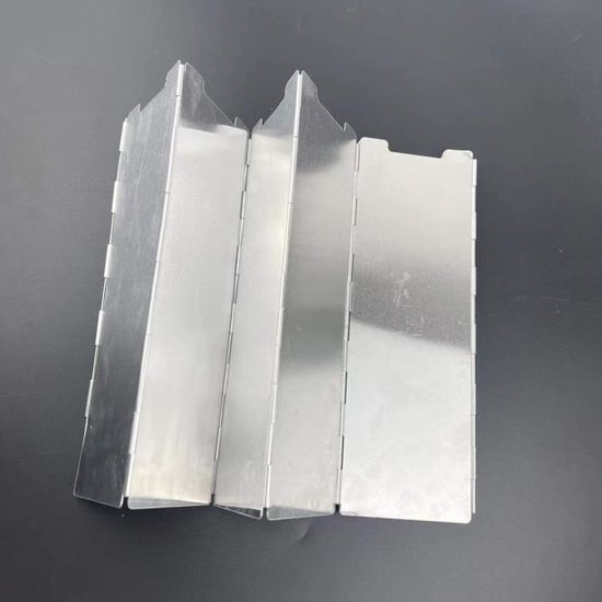 Pare-vent Pliable En Aluminium Pour Réchaud De Camping - Léger, 9 Plaques Ajustables - Idéal Pique-nique, Barbecue