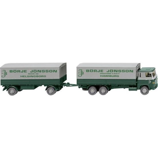 Wiking 078818 H0 Volkswagen T1 Wagon 'Burger Stumpen' - Camion Miniature 1/87 Collectionneur Fidèle Au Réel