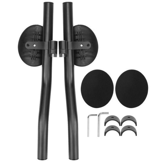 Guidon de vélo en alliage d'aluminium, 25.4mm, barre droite