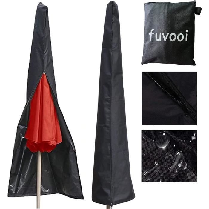 OKPOW Housse De Parasol Imperméable En Tissu Oxford 600D Avec Fermeture éclair (190 X 30 X