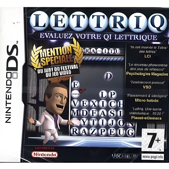 Lettriq / Jeu Console Nintendo Ds
