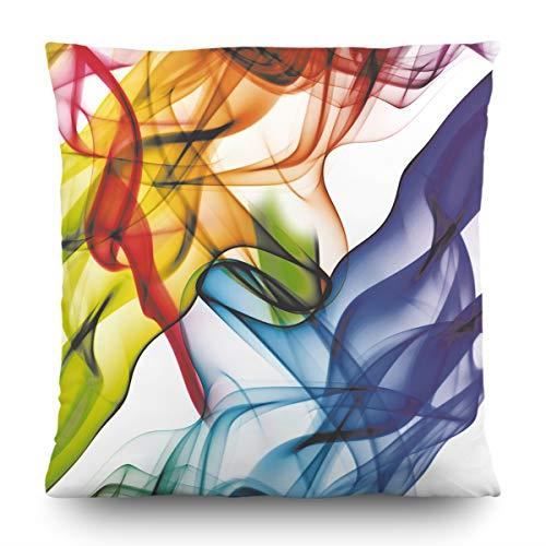 AG Design 1 Coussin avec Housse Décorative, Microfibre, Multicolore, 45 x 45 cm CN 3601