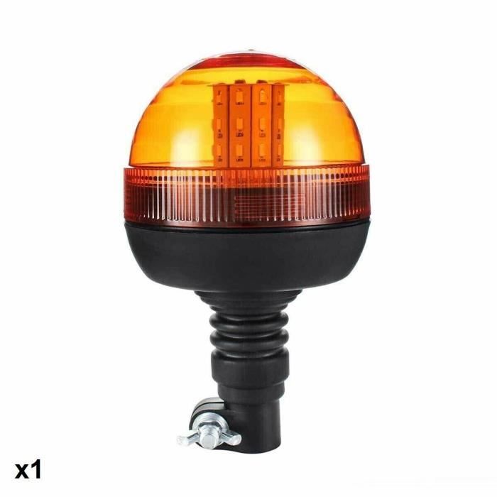 40 Led Gyrophare A Avertissement Clignotant Tournant Support Flexible E9 Marque