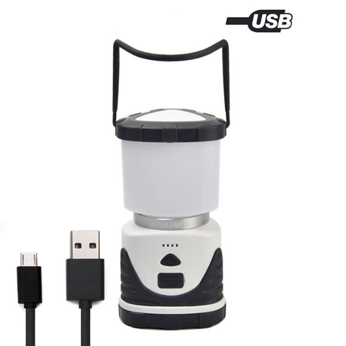 Travail à l'extérieur haute puissance portable Lumière rechargeable Camping Lampe 10W 12 LED paontry 421