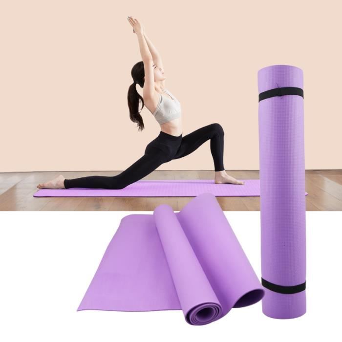 Tapis de sol en mousse épaisse EVA antidérapante, 3-6 mm,pour des exercices de yoga, sport, Pilates et gymnastique
