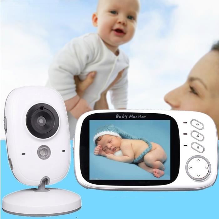 VB603 Baby Monitor 3.2 inch Wireless Video Color Screen 2 Way Audio Talk Night Vision Surveillance Security Camera Night Vision