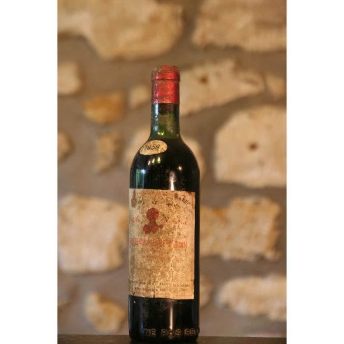 Vin rouge, Château Pierre Bibian 1959 Rouge