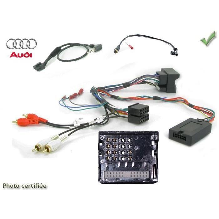 CDE AU VOLANT PIONEER POUR AUDI 2002&gt A3 A4 A6 TT FAKRA AVEC OU SANS AMPLI BOSE.
